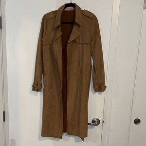 Philsophy Stylish Tan Trench Coat with pockets